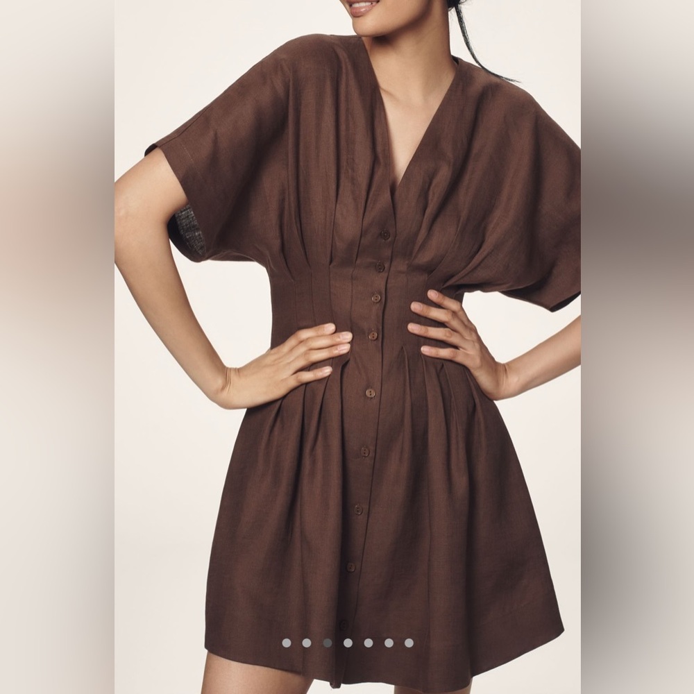 The Tobie Mini Shirt Dress - Picture 3 of 6